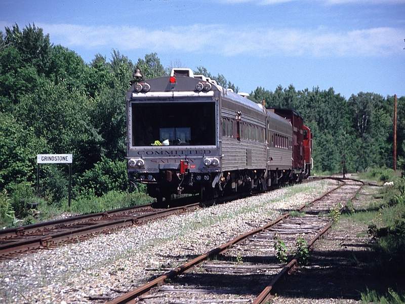Photo of CPR Geometry Train Rolls through Grindstone, ME