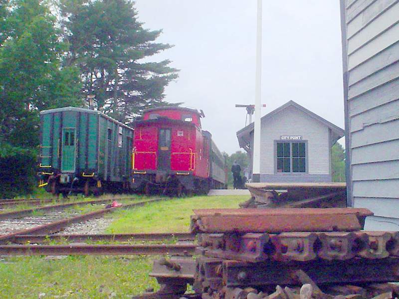 Photo of City Point Central Railroad Museum on the B&ML main line at City Point, ME