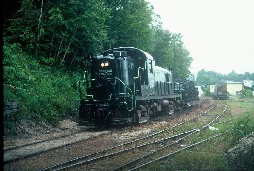 Photo of Goodwin RailRoad #1 Switching Meredith, NH Yard.