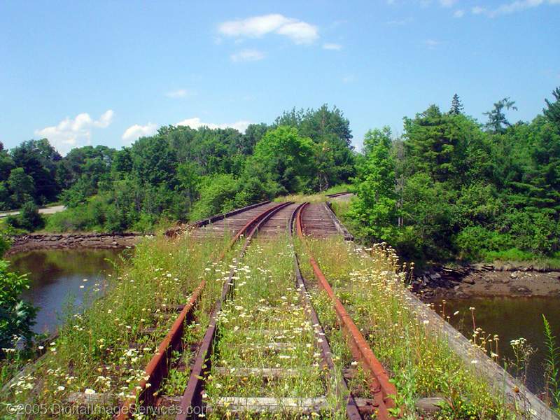Photo of City Point Trestle, two miles West of Belfast, ME