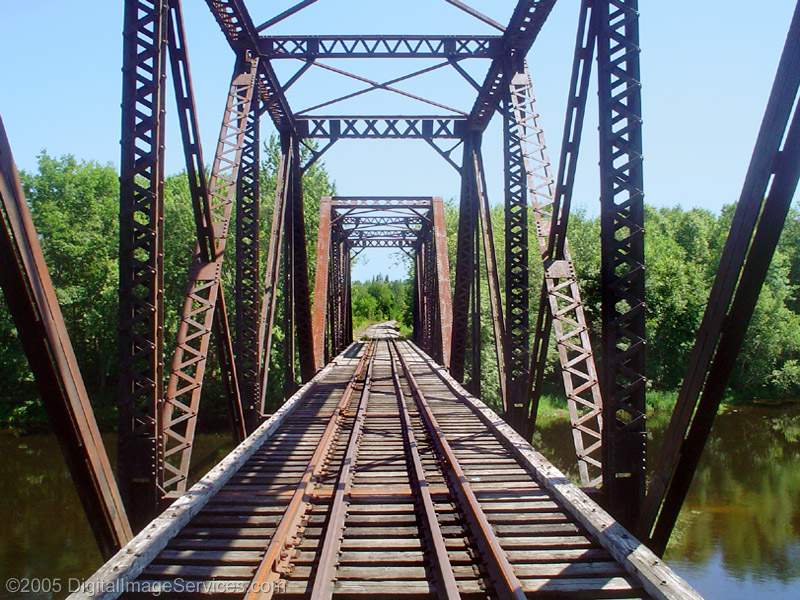 Photo of B&ML Steel Bridge over the Sabasticook River, Burnham, ME