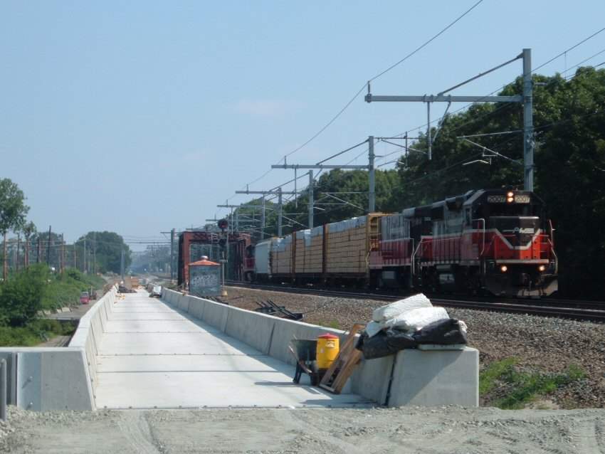 Photo of Local Freight Passes Future Route