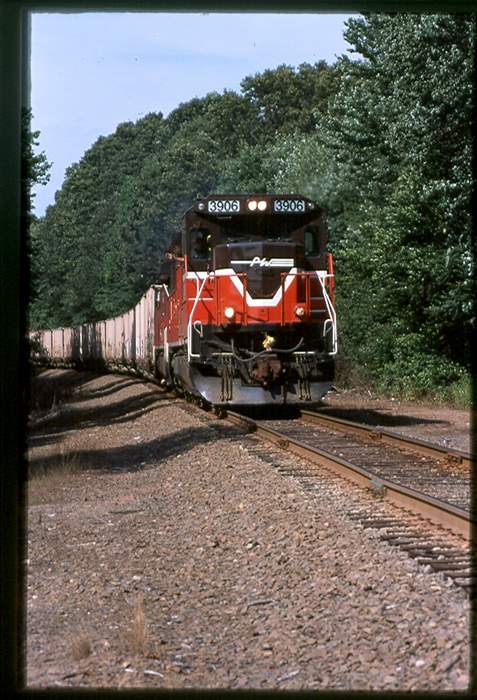 Photo of Southbound P&W train CT-1 at North Haven, CT on July 29, 2005.