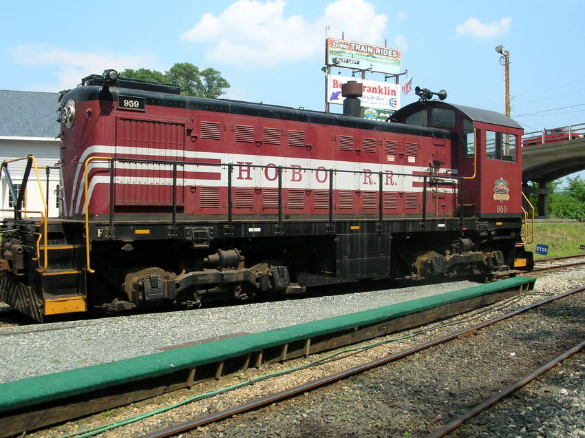 Photo of Hobo Railroad 959 Alco Switcher at Meredith, NH
