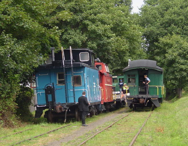 Photo of Work Train under the Trees