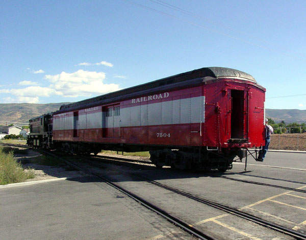 Photo of Baggage car being added