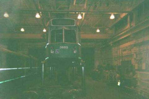 Photo of MBTA Green Line Car 3603.