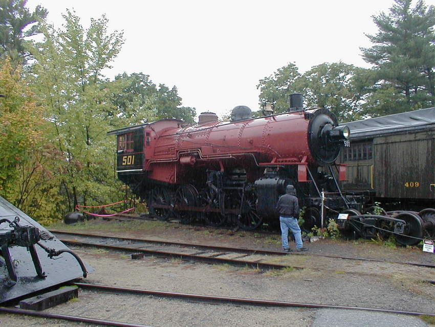 Photo of The MEC 2-8-0, in its usual hang out