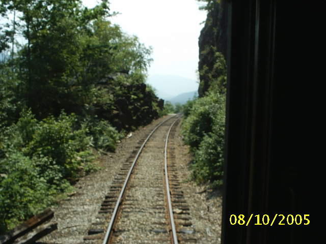 Photo of Veiw of the Notch after Frankinstein Trestle