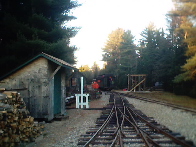 Photo of Putting the train up for the night