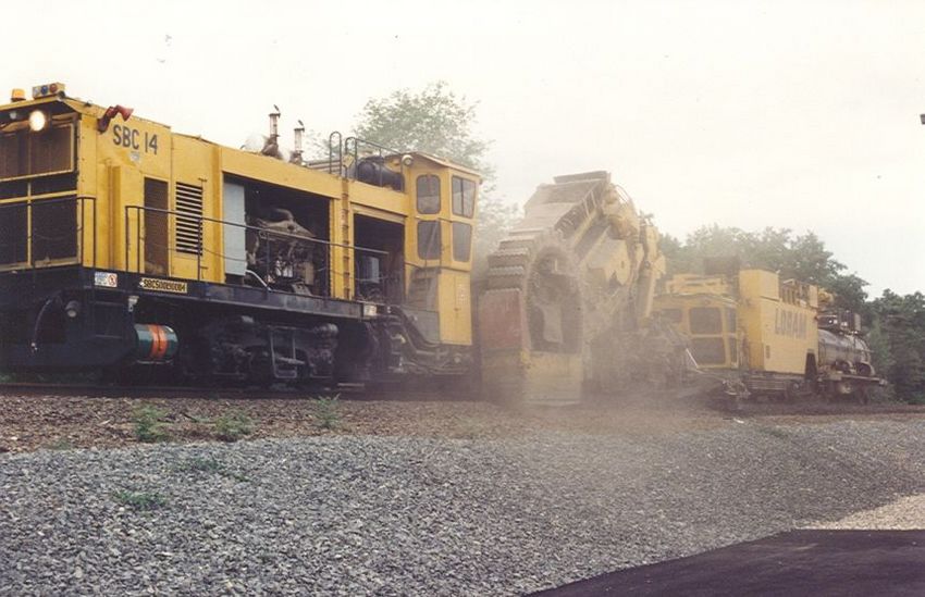 Photo of Ballast cleaner works east of Palmer