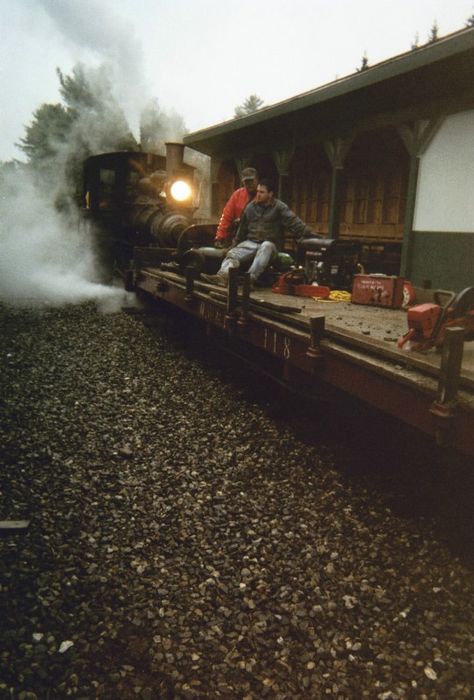 Photo of Work train returning to Sheepscot station