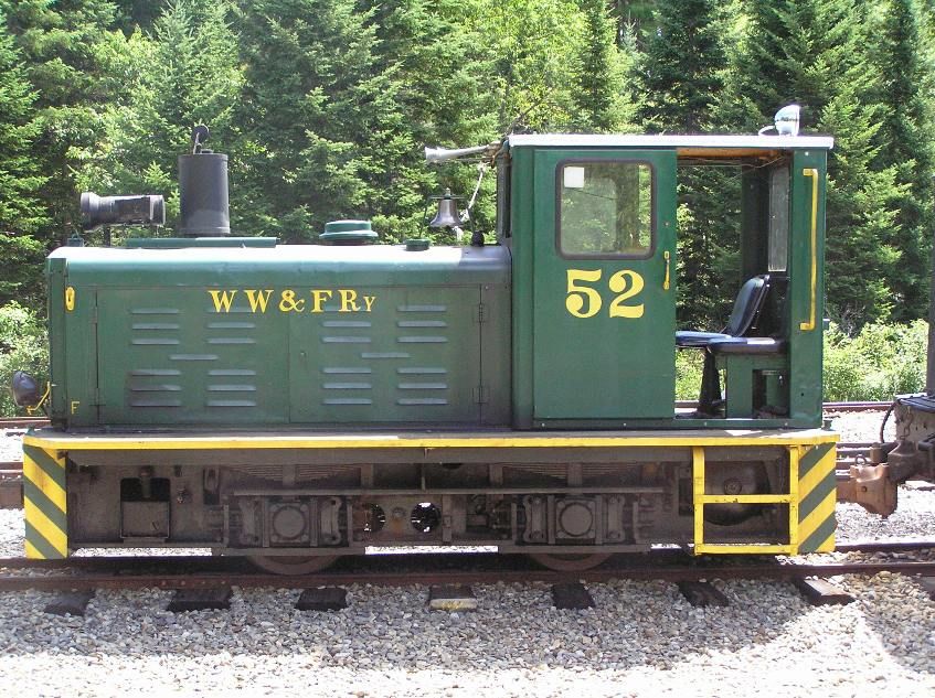 Photo of Engine # 52 at the station