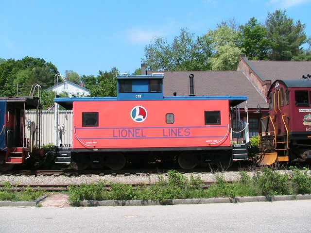 Photo of ex B&M C-475 now Lionel Lines Plymouth NH June 2005
