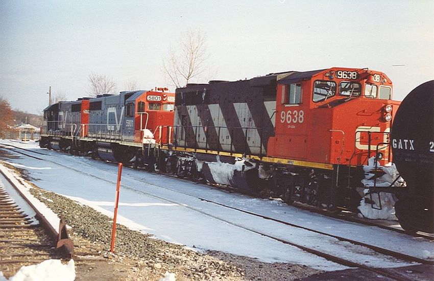 Photo of Central Vermont Railways East New London Ct yard