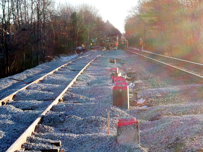 Photo of Durham, NH Track Cutover 2