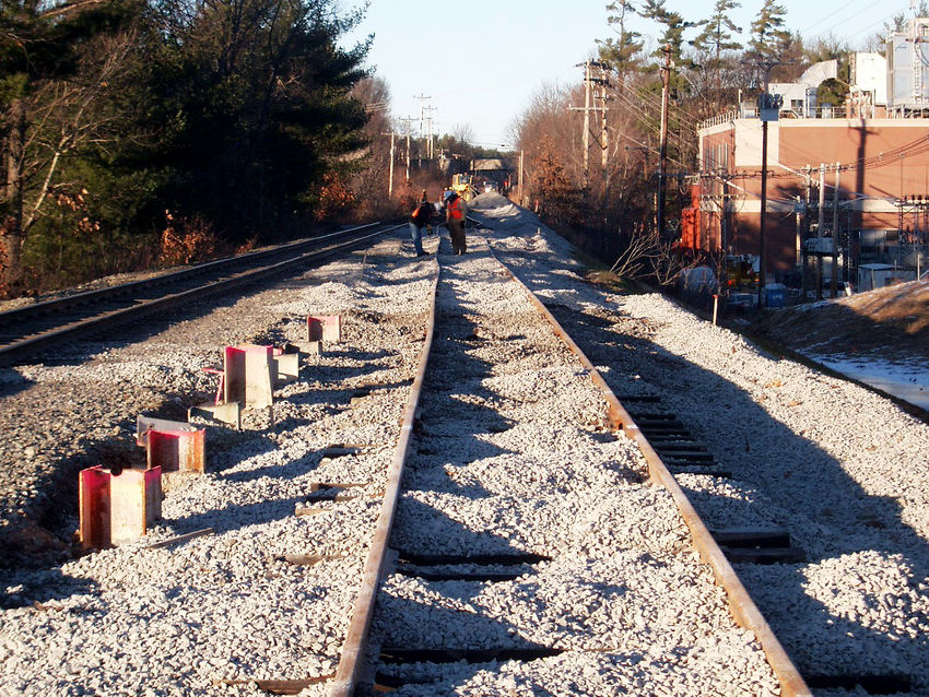 Photo of Durham, NH Track Cutover 1