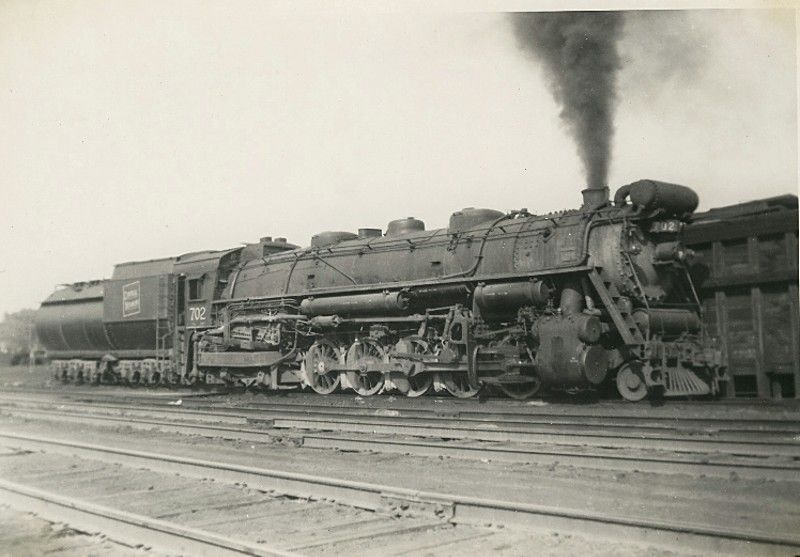 Photo of #702 at St. Albans, VT (1950's)