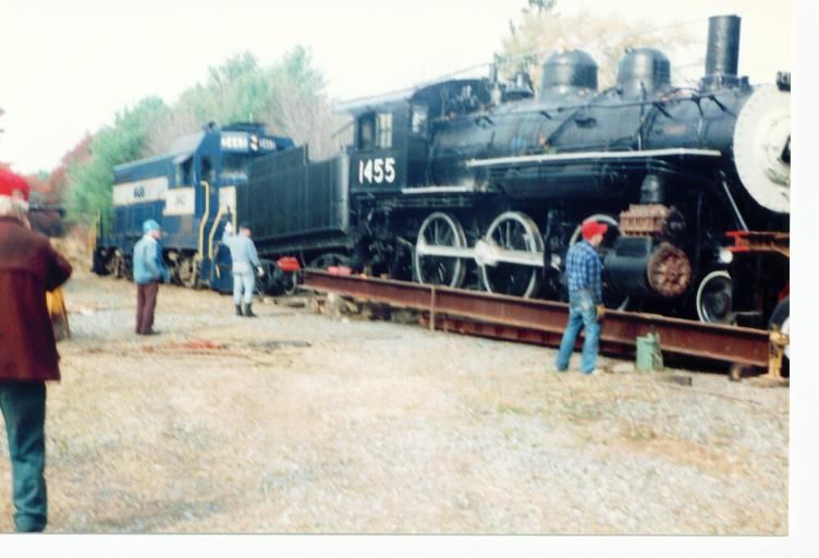Photo of 1455 hauled back to live rail