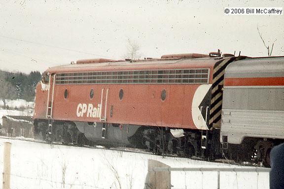 Photo of Canadian Pacifice E8 Number 1800 Side VIew from Rear
