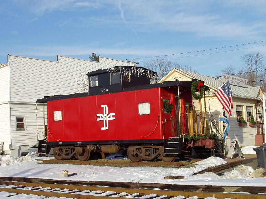 Photo of Sidelined B&M Caboose