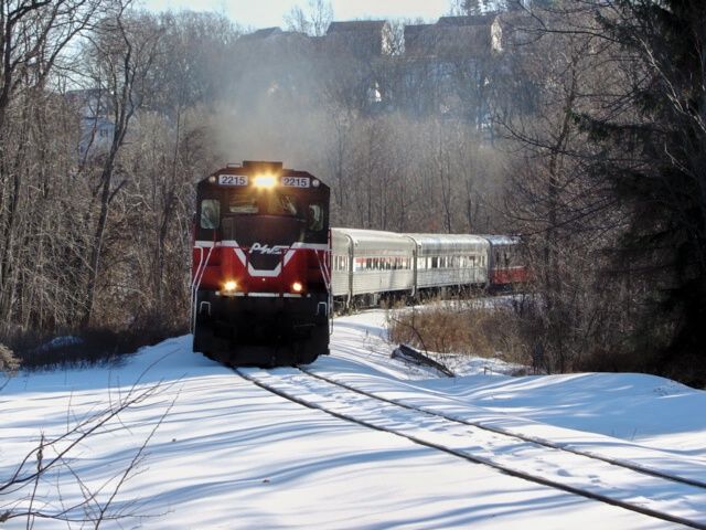 Photo of P&W Employee Special Climbs The grade to Gardner,Ma.