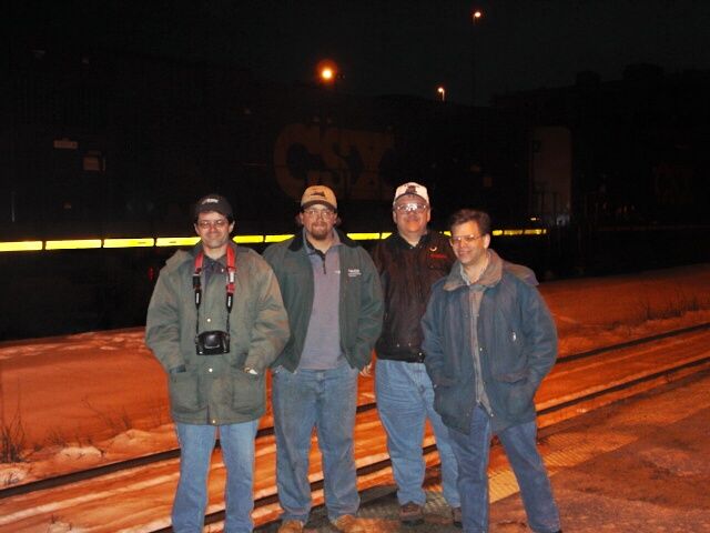Photo of W.F.P.T. Executive Committee CSX East Worcester Yard.