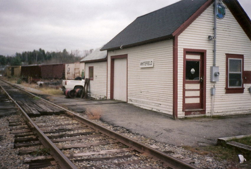 Photo of Former New Hampshire & Vermont station in Whitefield,NH.