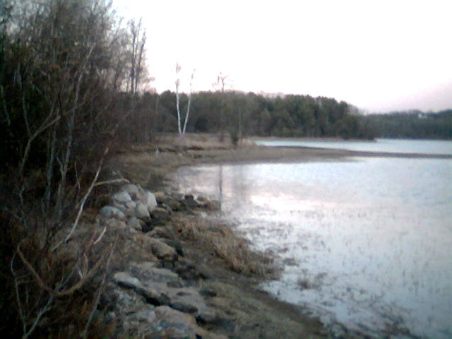 Photo of Looking North towards the old Wiscasset Car Barn