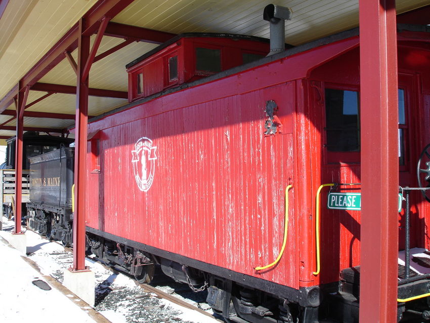 Photo of caboose at white river jct