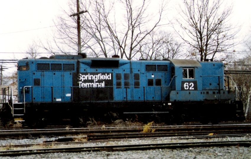 Photo of ST #62 (formerly B&M #1719) works at Bleachery Yard in Lowell
