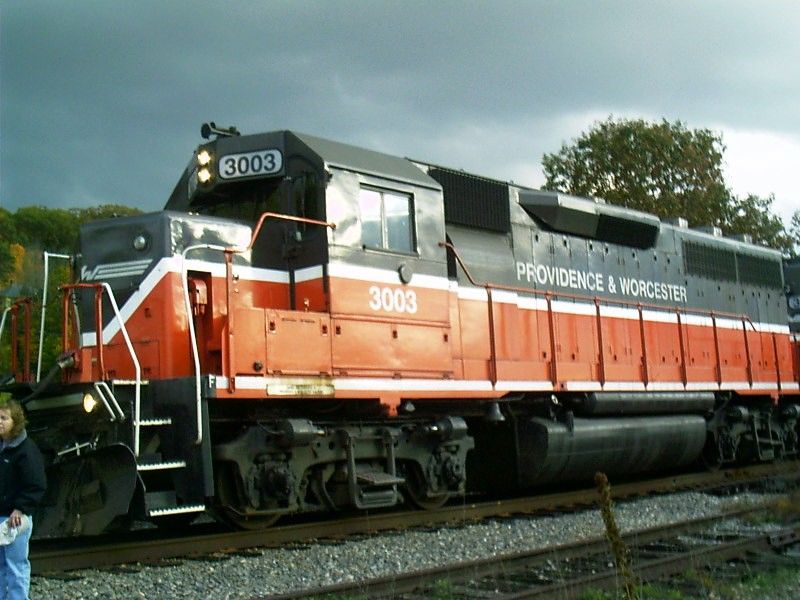 Photo of Providence & Worcester # 3003 in Putnam, Connecticut.