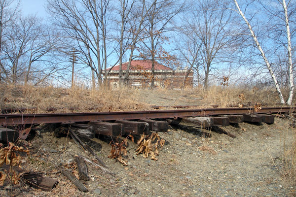 Photo of Former connecting track in Clinton