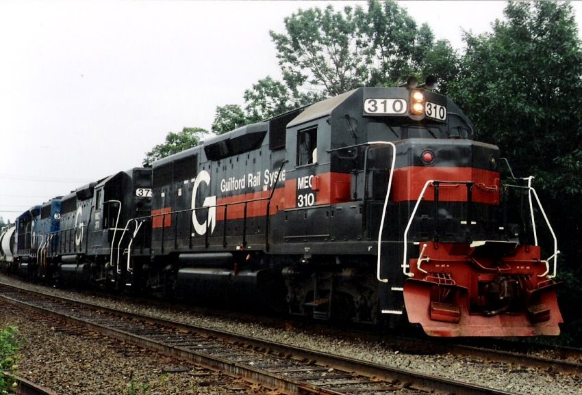 Photo of PODH departs Fitchburg Yard in 1996