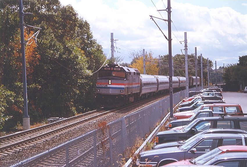 Photo of Trains through a work zone