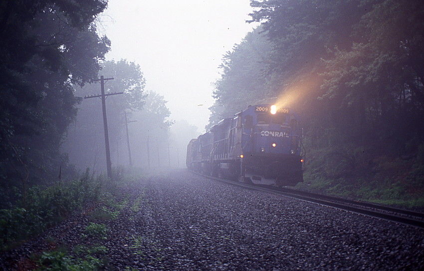 Photo of CSO-1 in the mist at Windsor, Ct.
