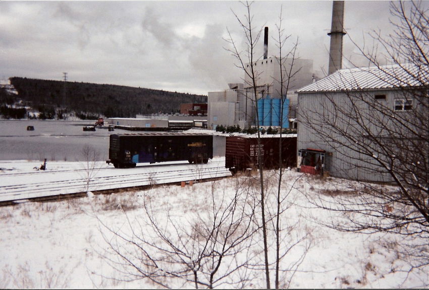 Photo of Behind the St.Regis mill,Bucksport,Me.