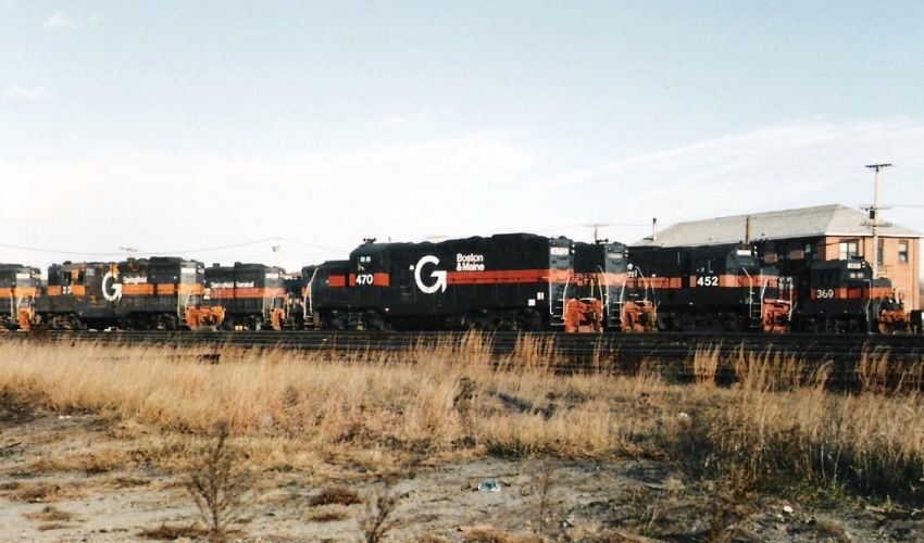 Photo of Many units crowd the Rigby engine terminal