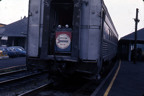 Photo of Remember when named trains carried a sign on the last car.