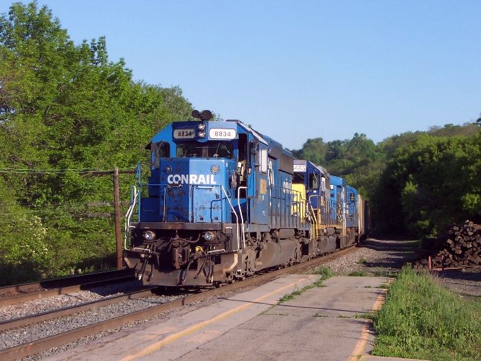 Photo of ex-Conrail SD40-2 on Q386