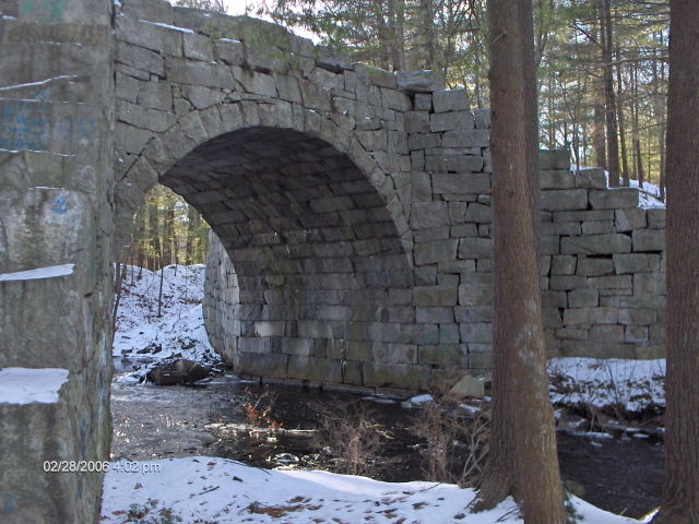 Photo of Old Stone Arch Bridge along the Stony Brook