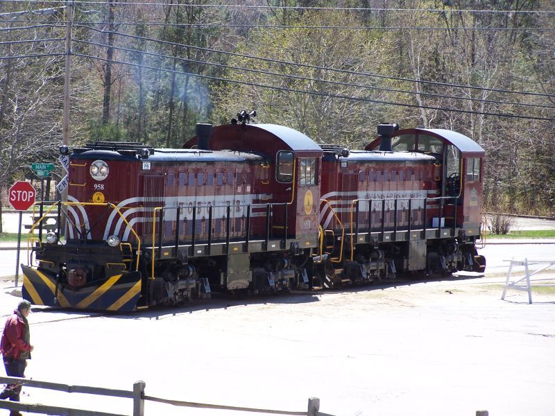 Photo of Engines Heading South to Pick up the Caboose Train