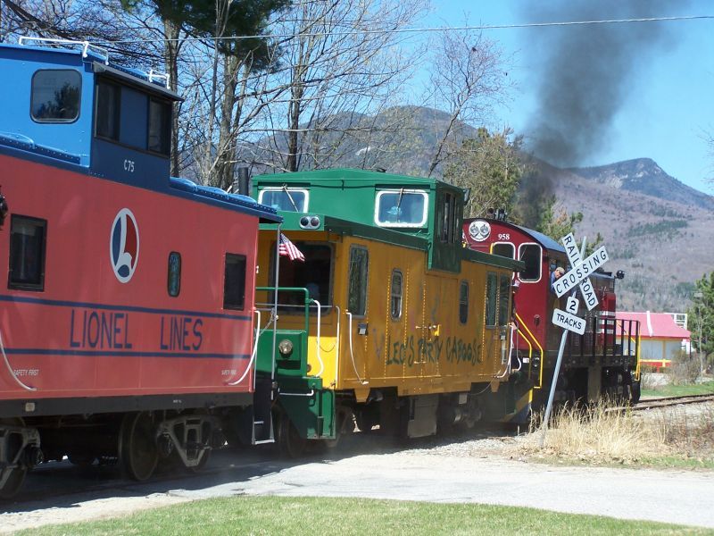 Photo of Caboose Train Almost at its Destination