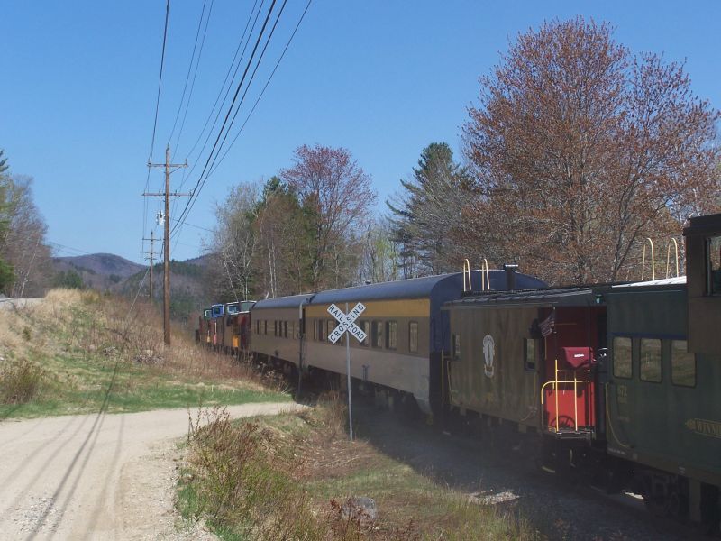 Photo of Caboose Train heading South