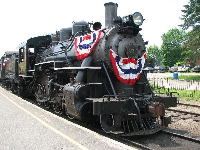 Photo of Valley Railroad #97 on Memorial Day Weekend