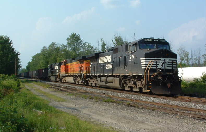 Photo of NS 9741 at Bow, NH.