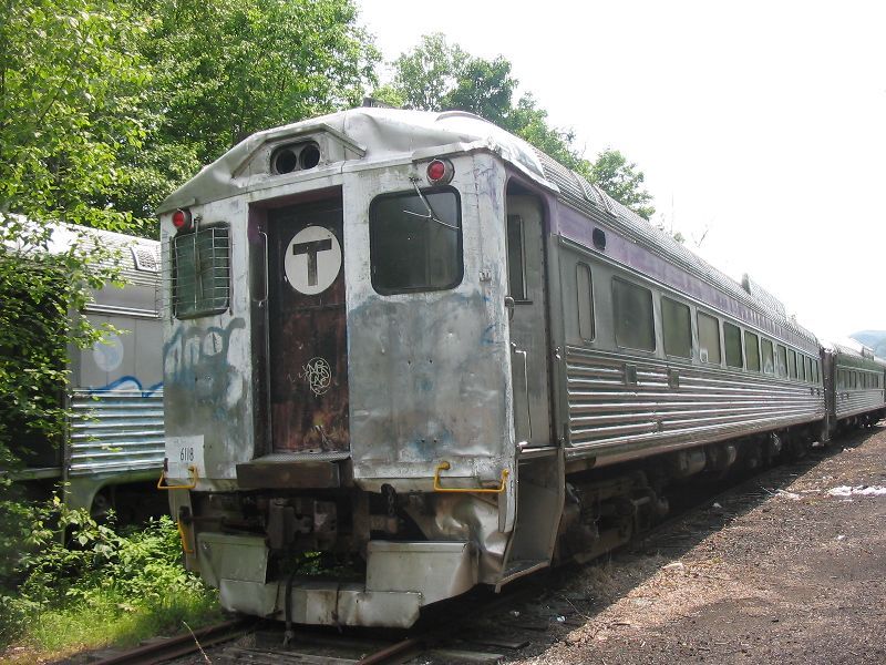 Photo of Ex MBTA RDC in Lincoln, NH