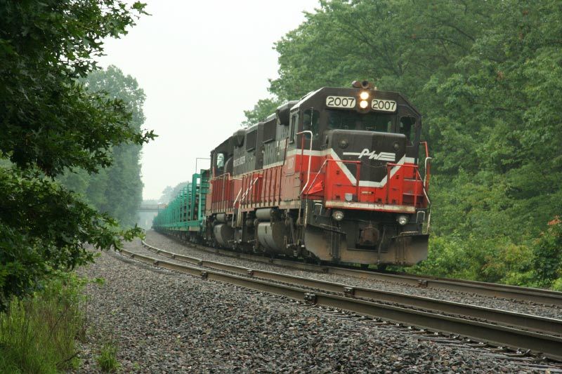 Photo of P&W Units on Rail Train at Silver Lake