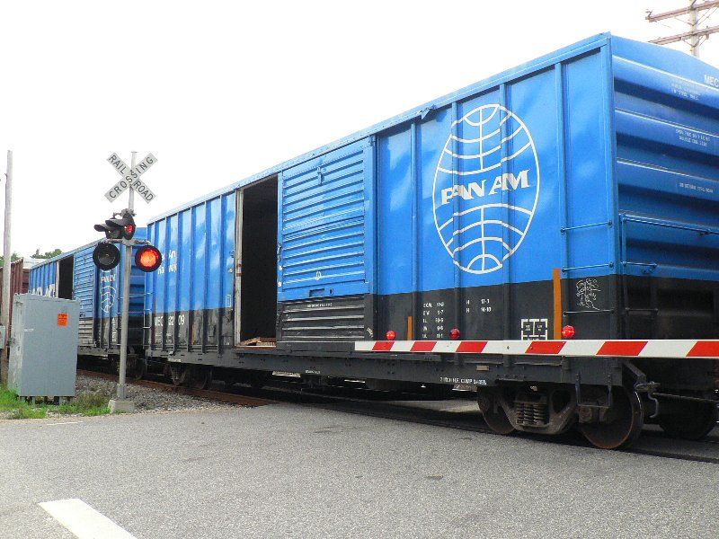 Photo of pan am boxcar on WASE today