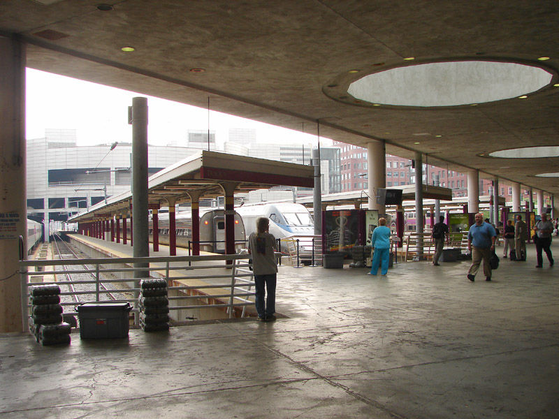 Photo of Platform at Boston's South Station